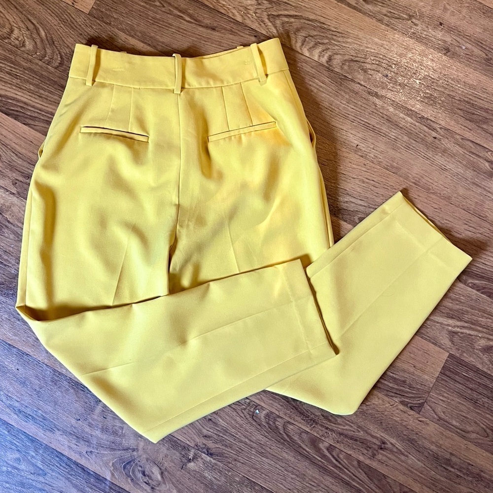 ZARA Mustard Yellow Trousers - Picture 5 of 6